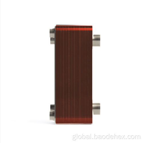 Salt Water Evaporator Oil Cooler Brazed Heat Exchanger